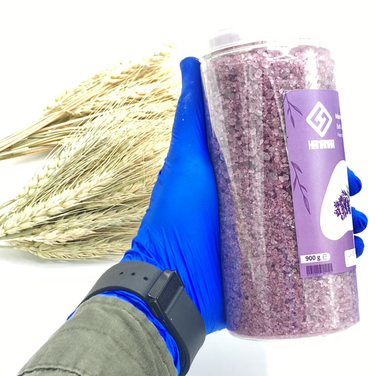 نمک حمام هامانا مدل Lavender وزن 900 گرم