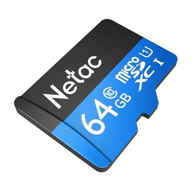 کارت حافظه MicroSDXC نتاک مدل P500 Standard کلاس 10 استاندارد UHS1 سرعت 90MBps ظرفیت 64 گیگابایت به همراه آداپتور SD