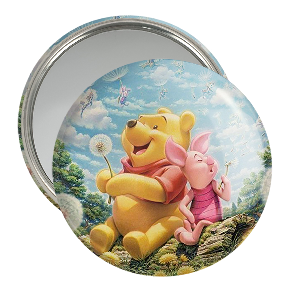 آینه جیبی خندالو مدل خرس پو Winnie The Pooh  کد 1590