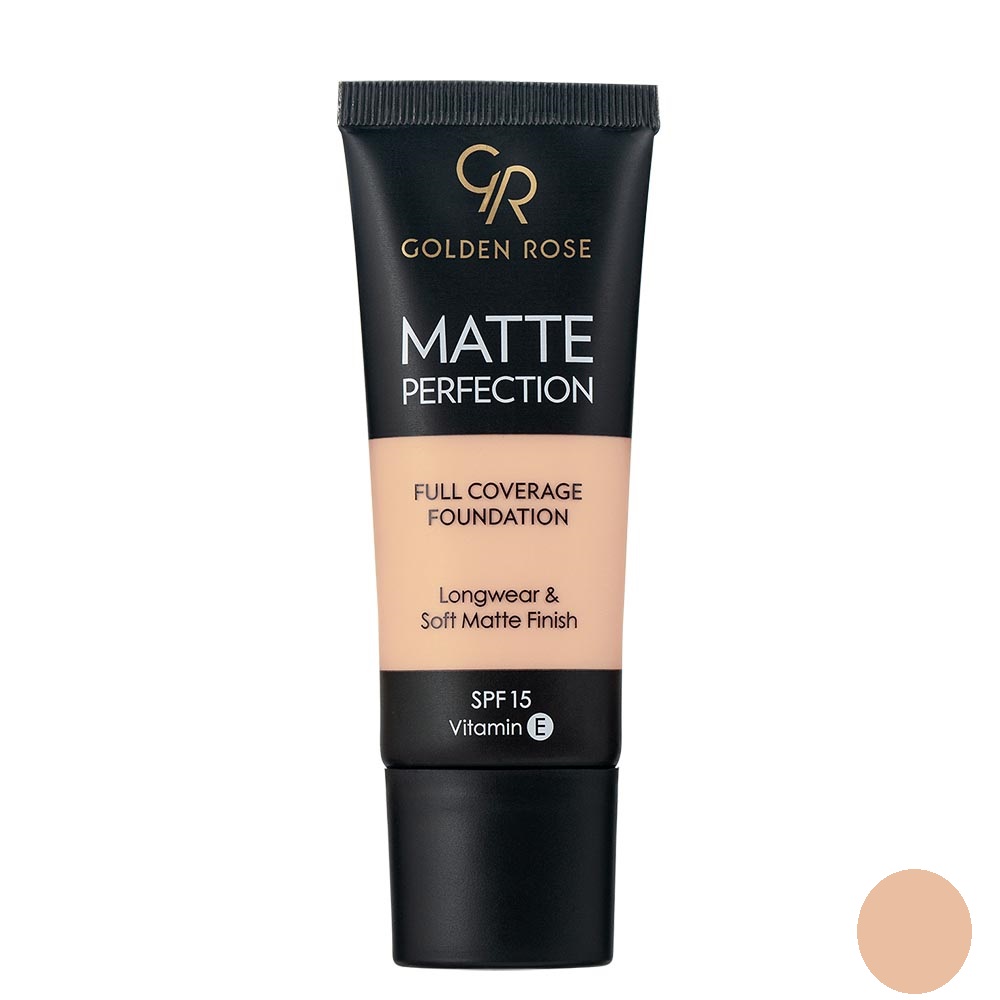 کرم پودر  گلدن رز مدل matte perfection شماره c1 حجم 35 میلی لیتر