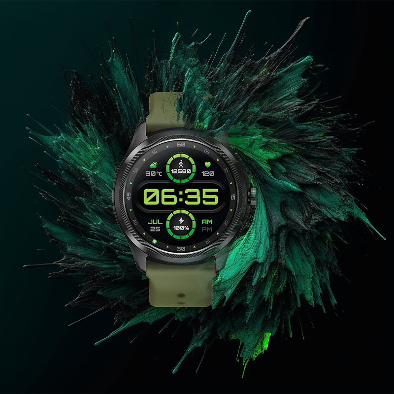 ساعت هوشمند موبووی مدل TicWatch Pro 5 Elite Edition Green Version