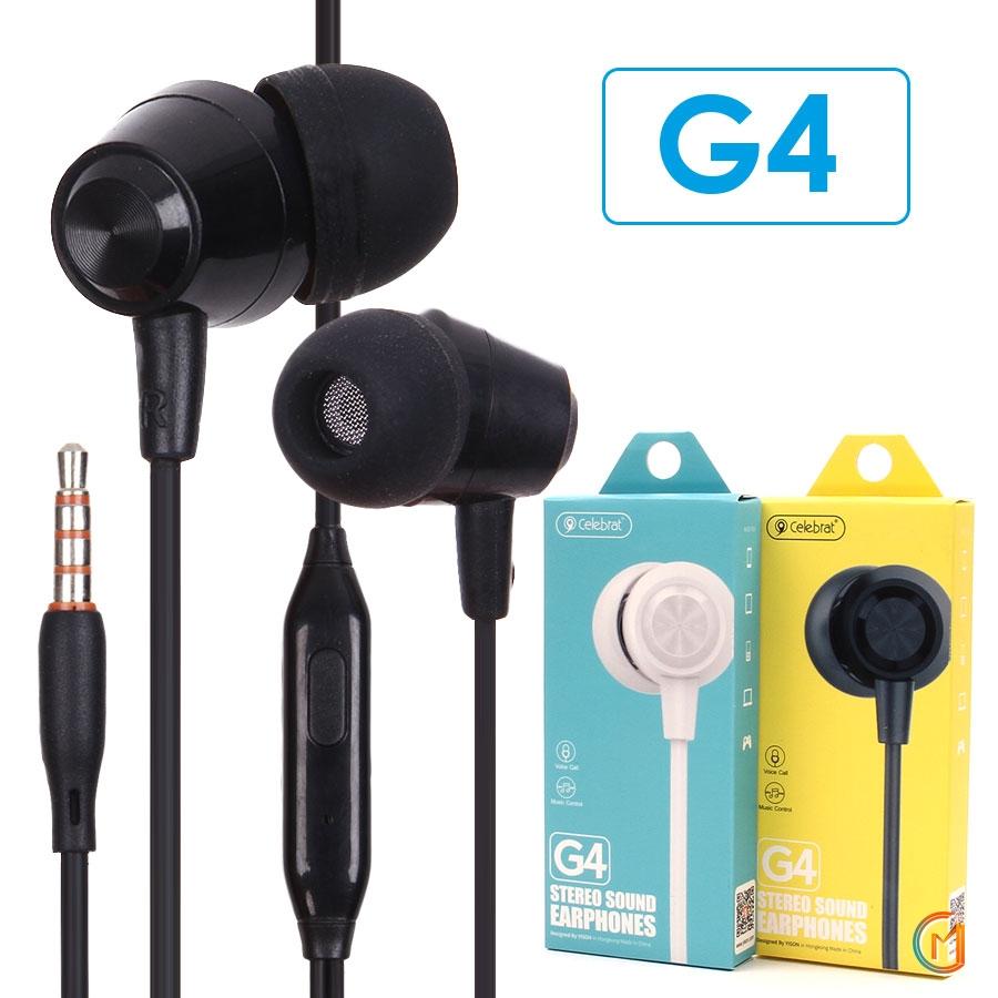 هندزفری سلبریت مدل Stereo Sound Earphones G4