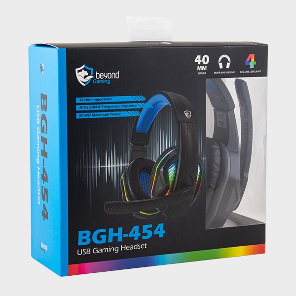 هدفون مخصوص بازی بیاند مدل BGH 454 RGB