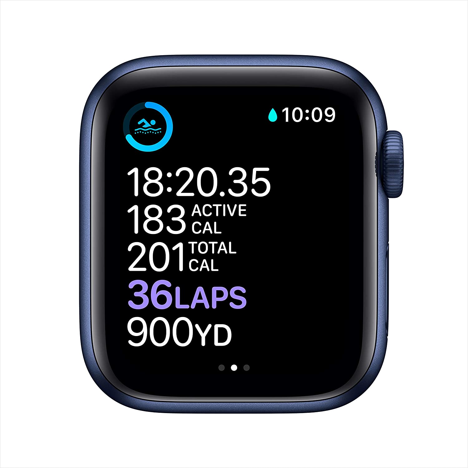 ساعت هوشمند اپل واچ سری 6 مدل 40mm Aluminum Case with  Sport silicone Band