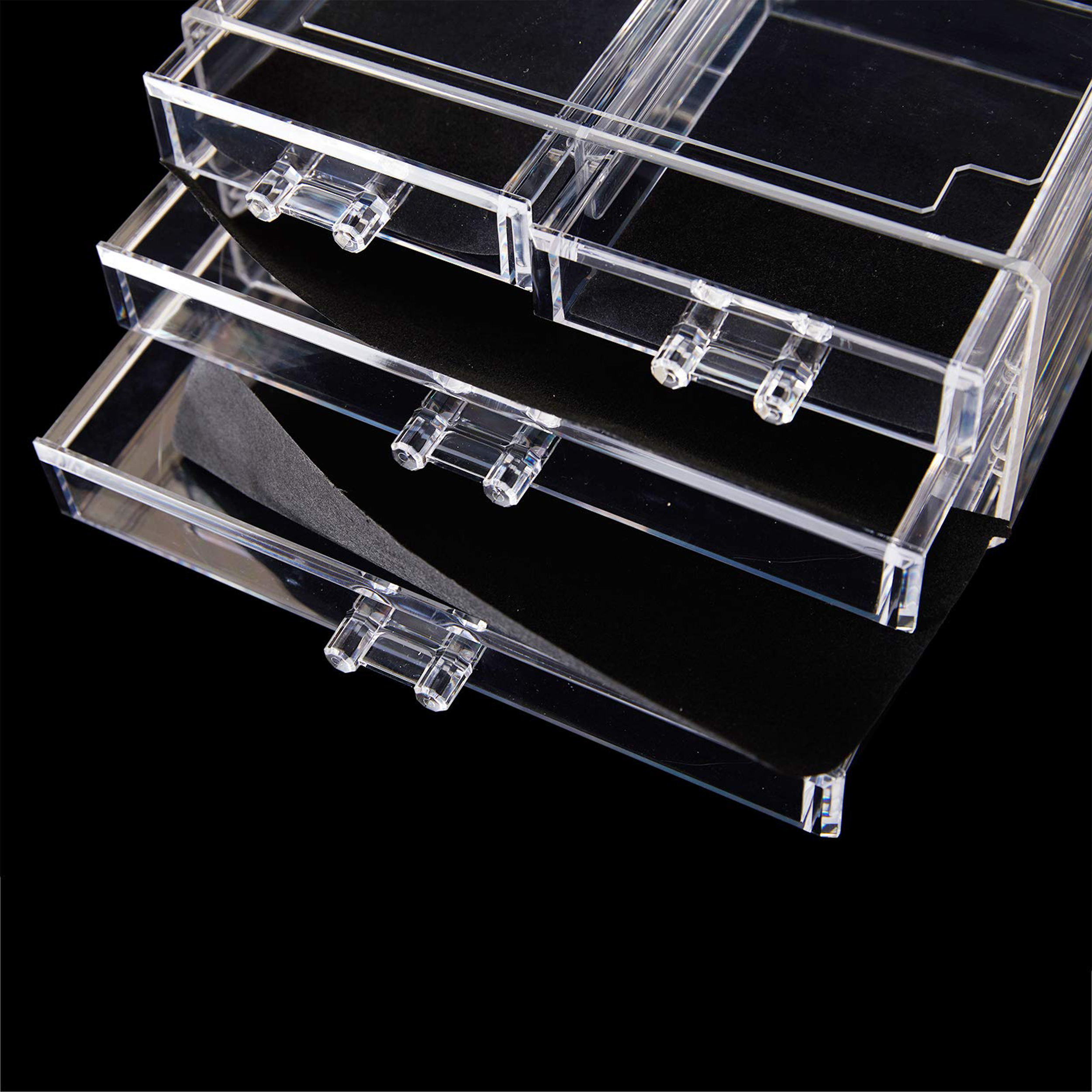 استند لوازم آرایشی نیلوشاپ مدل چهار کشو کد 4Drawers