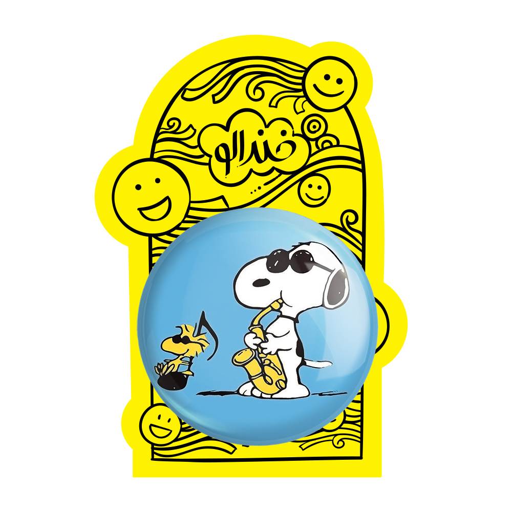 آینه جیبی خندالو مدل انیمیشن اسنوپی Snoopy  کد 13881