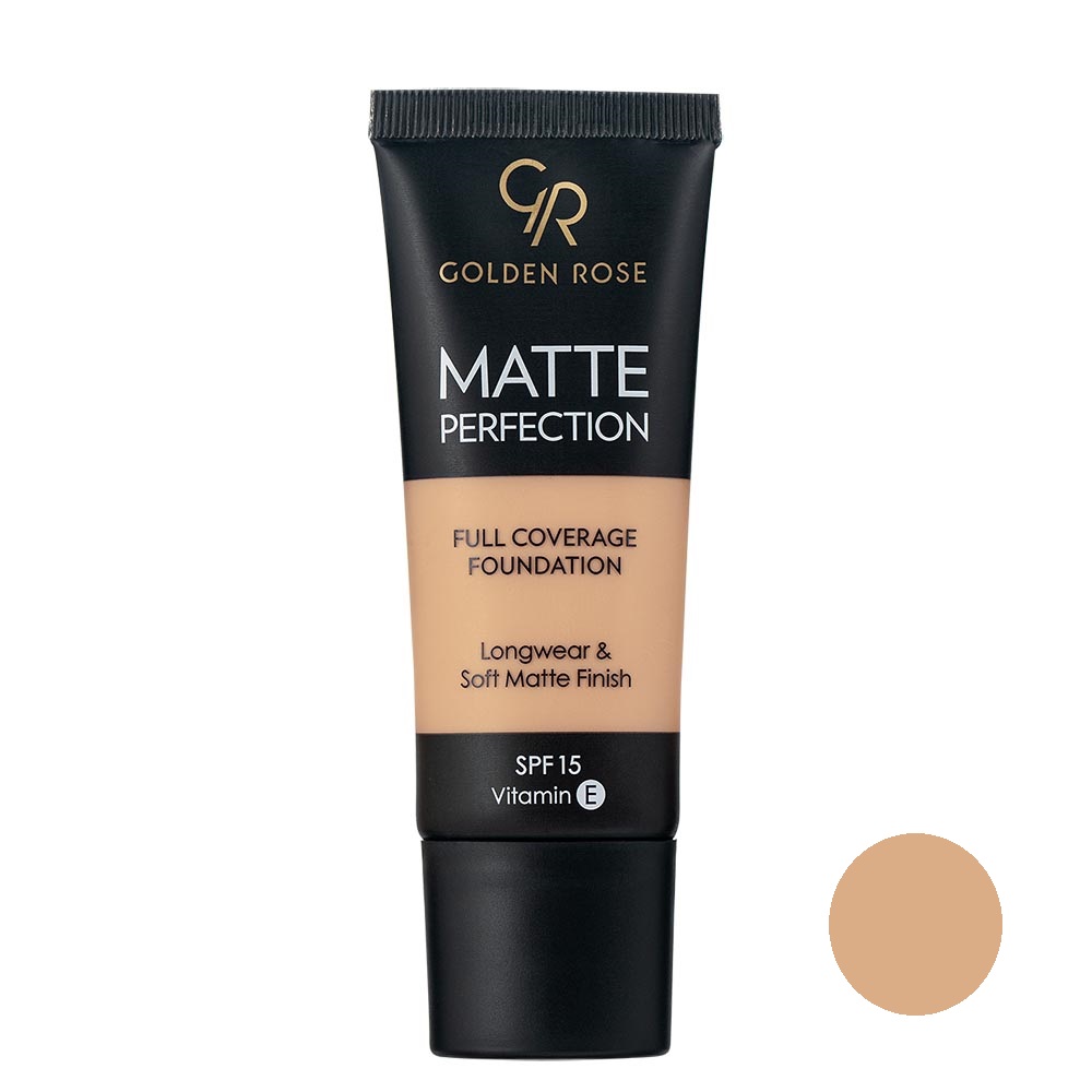 کرم پودر گلدن رز مدل Matte Perfection شماره n7 حجم 35 میلی لیتر