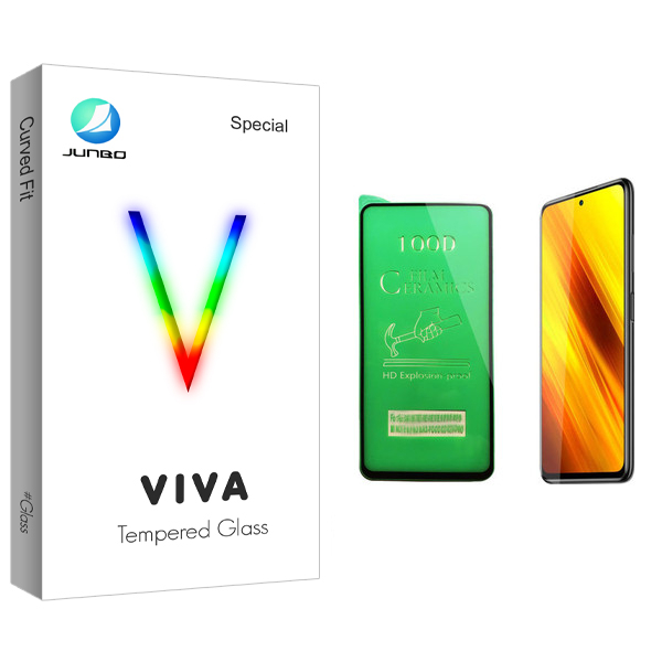 محافظ صفحه نمایش سرامیکی جانبو مدل Viva Glass مناسب برای گوشی موبایل شیائومی Poco X3