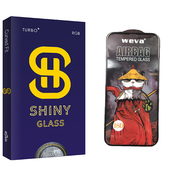 محافظ صفحه نمایش شیشه ای آتوچبو مدل Shiny Glass_Airbag مناسب برای گوشی موبایل اپل iPhone 12 Pro Max