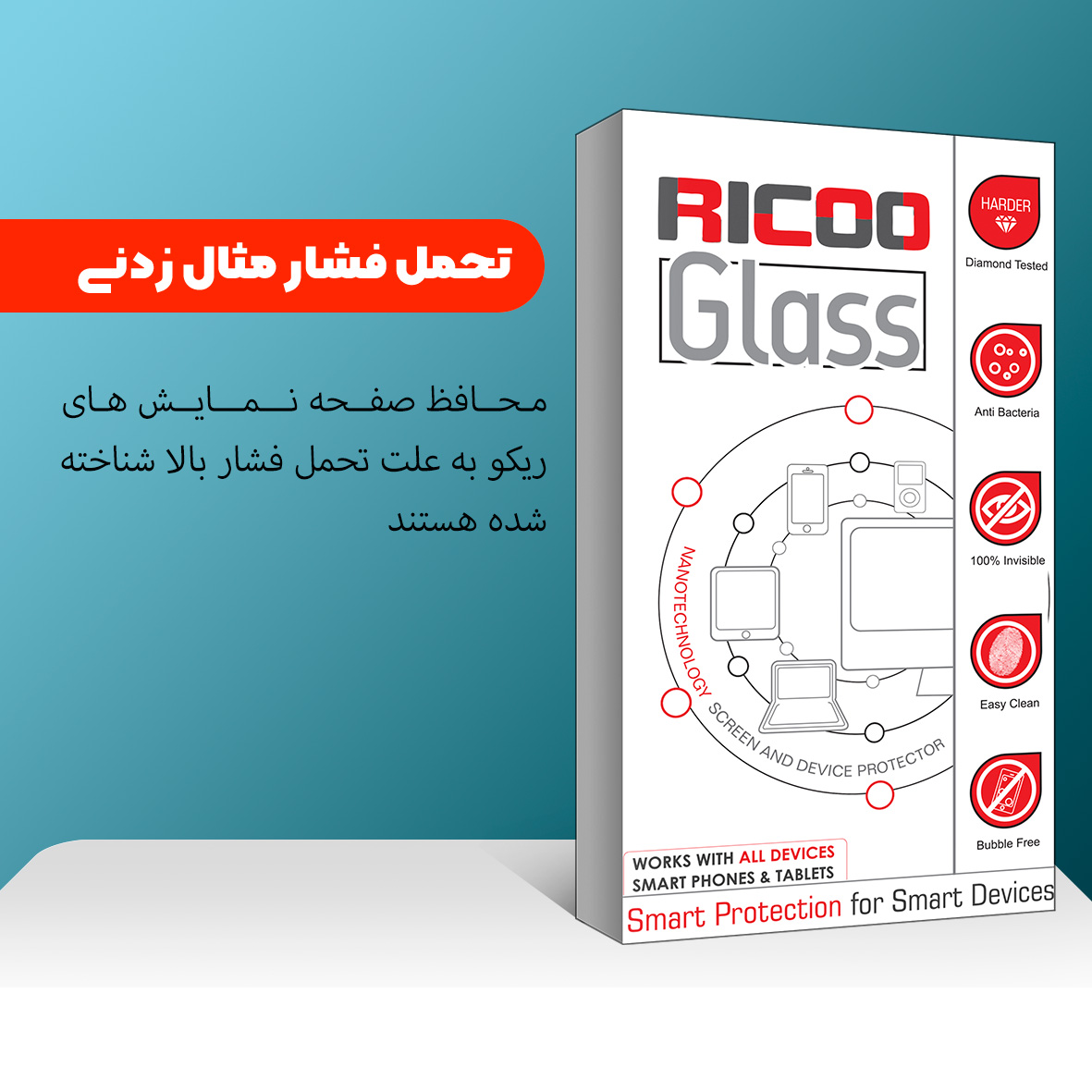 محافظ صفحه نمایش ریکو مدل RiC2 مناسب برای گوشی موبایل هوآوی P30 lite