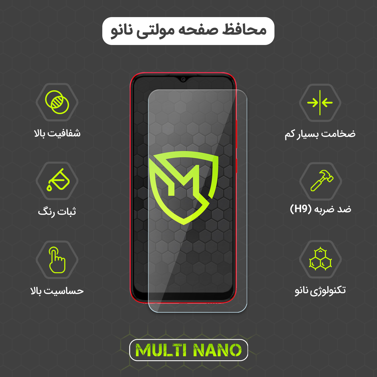 محافظ صفحه نمایش مولتی نانو مدل X-S1N مناسب برای گوشی موبایل اپل iPhone 8 Plus