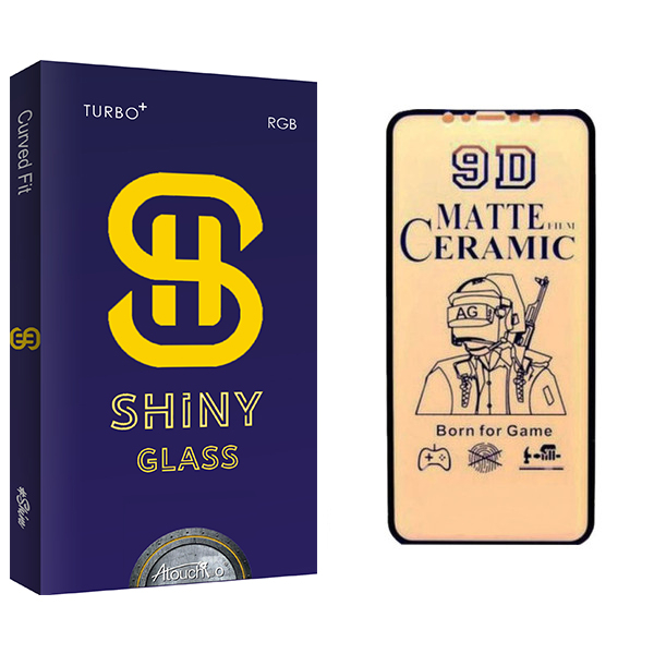 محافظ صفحه نمایش مات آتوچبو مدل Shiny Glass مناسب برای گوشی موبایل اپل Iphone X/Xs/11 Pro