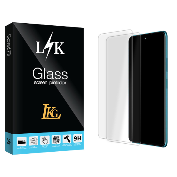 محافظ صفحه نمایش شیشه ای ال کا جی مدل LK Glass MIX2 مناسب برای گوشی موبایل سامسونگ Galaxy A71  A72  A73 بسته دو عددی