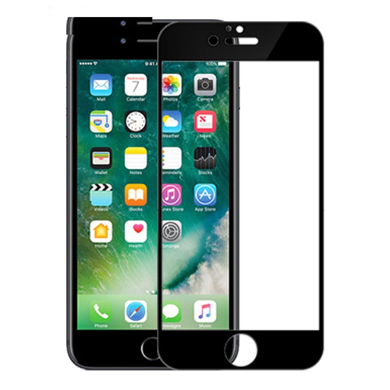 محافظ صفحه نمایش 5D بوف مدل F33 مناسب برای گوشی موبایل اپل Iphone 8 Plus