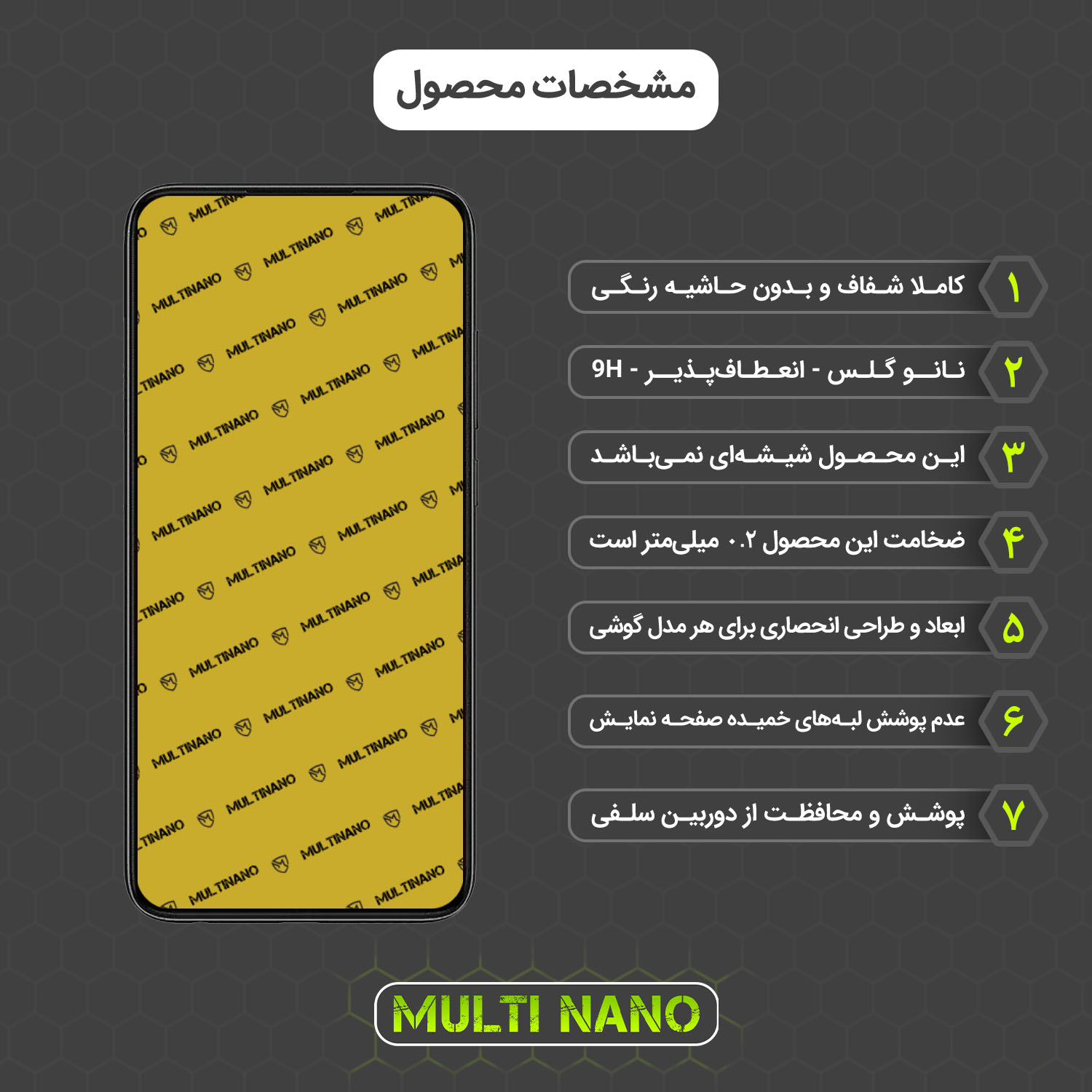 محافظ صفحه نمایش مولتی نانو مدل X-S2N مناسب برای گوشی موبایل شیائومی Redmi Note 8 بسته دو عددی