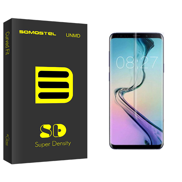 محافظ صفحه نمایش شیشه ای سوماستل مدل SD Glass یووی UV مناسب برای گوشی موبایل سامسونگ Galaxy S9 plus