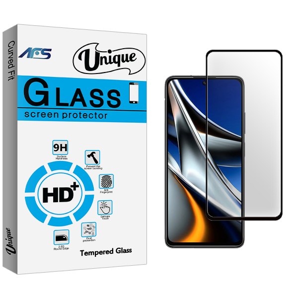 محافظ صفحه نمایش شیشه ای ای اف اس مدل Unique Glass مناسب برای گوشی موبایل شیائومی Poco X4 Pro 5G 2201116PG