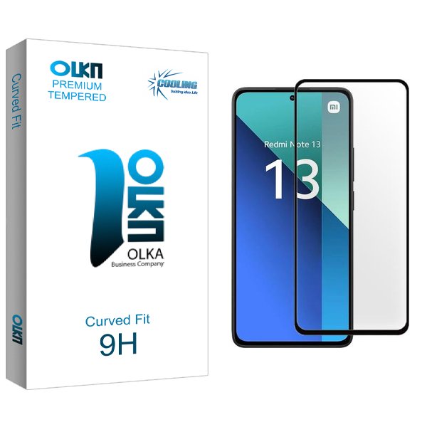 محافظ صفحه نمایش شیشه ای کولینگ مدل Olka مناسب برای گوشی موبایل شیائومی Redmi Note 13