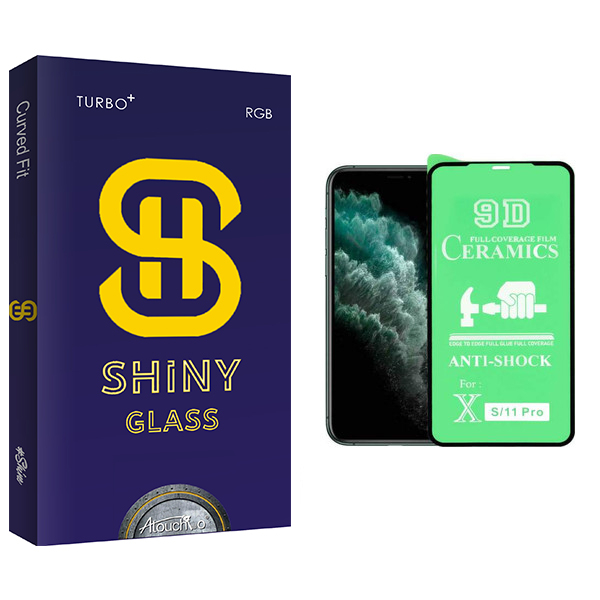 محافظ صفحه نمایش آتوچبو مدل Shiny Glass مناسب برای گوشی موبایل اپل iphone11 Pro