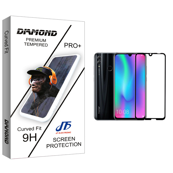 محافظ صفحه نمایش 5D جی اف مدل Diamond glass مناسب برای گوشی موبایل آنر 10 Lite