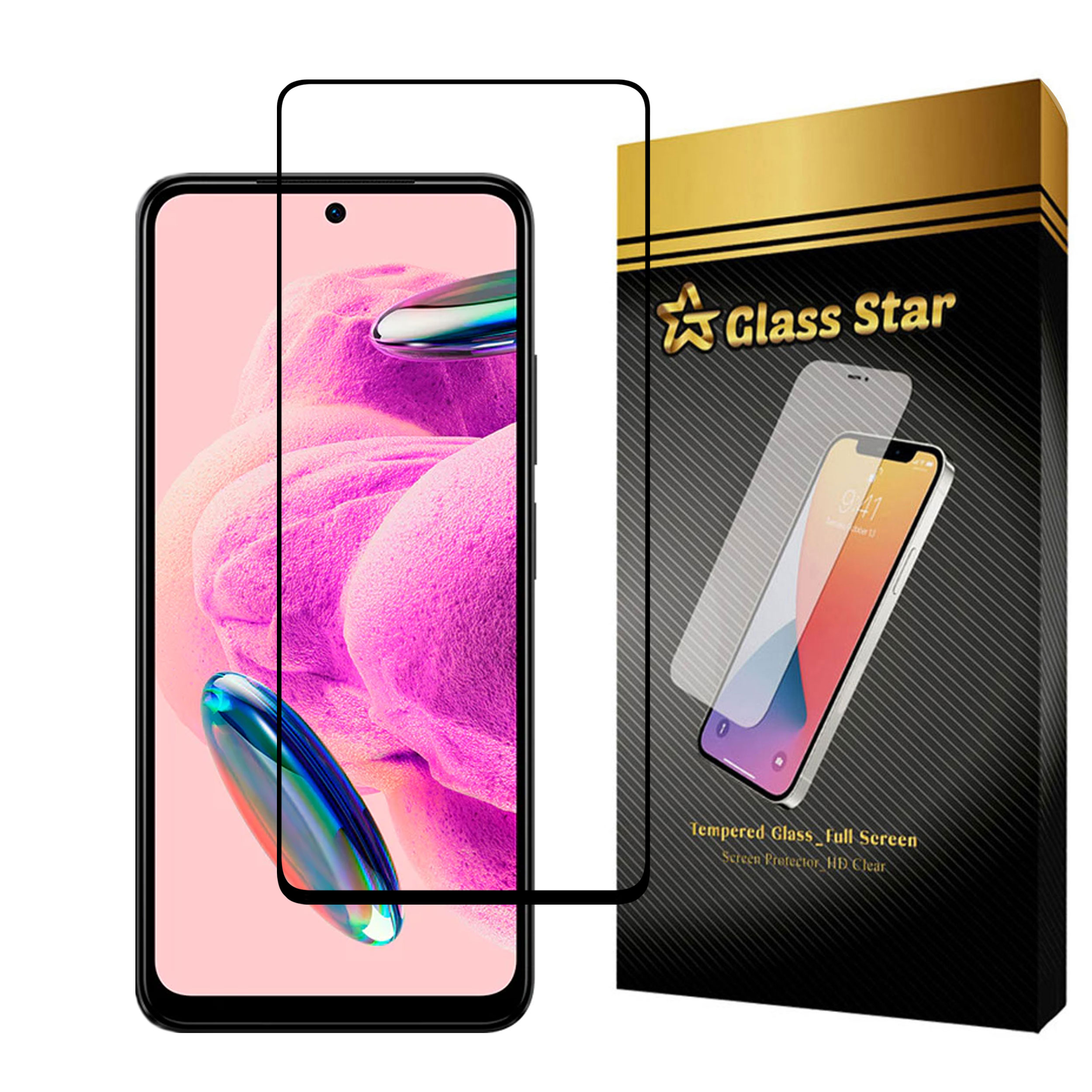 محافظ صفحه نمایش گلس استار مدل FULPLUSS مناسب برای گوشی موبایل شیائومی Redmi Note 12S