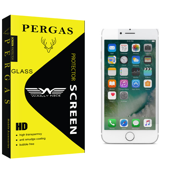 محافظ صفحه نمایش نایت وایلی نایس مدل Pergas Glass مناسب برای گوشی موبایل اپل IPhone 7 PLUS / 8 PLUS