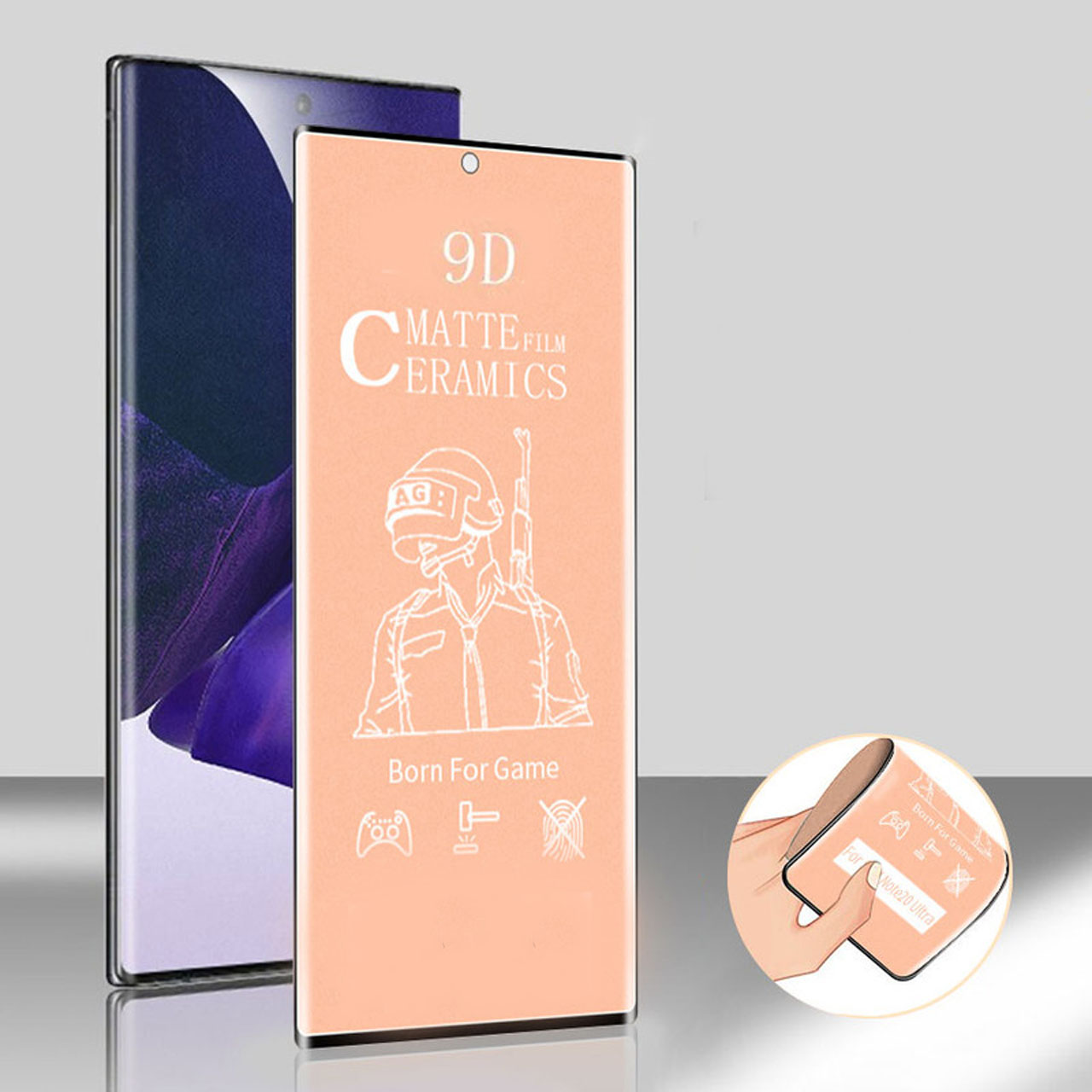 محافظ صفحه نمایش سرامیکی مات ژینوس مدل EDGCMX مناسب برای گوشی موبایل هوآوی P40 Pro