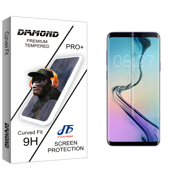 محافظ صفحه نمایش شیشه ای جی اف مدل Diamond Glass UV مناسب برای گوشی موبایل سامسونگ Galaxy S8