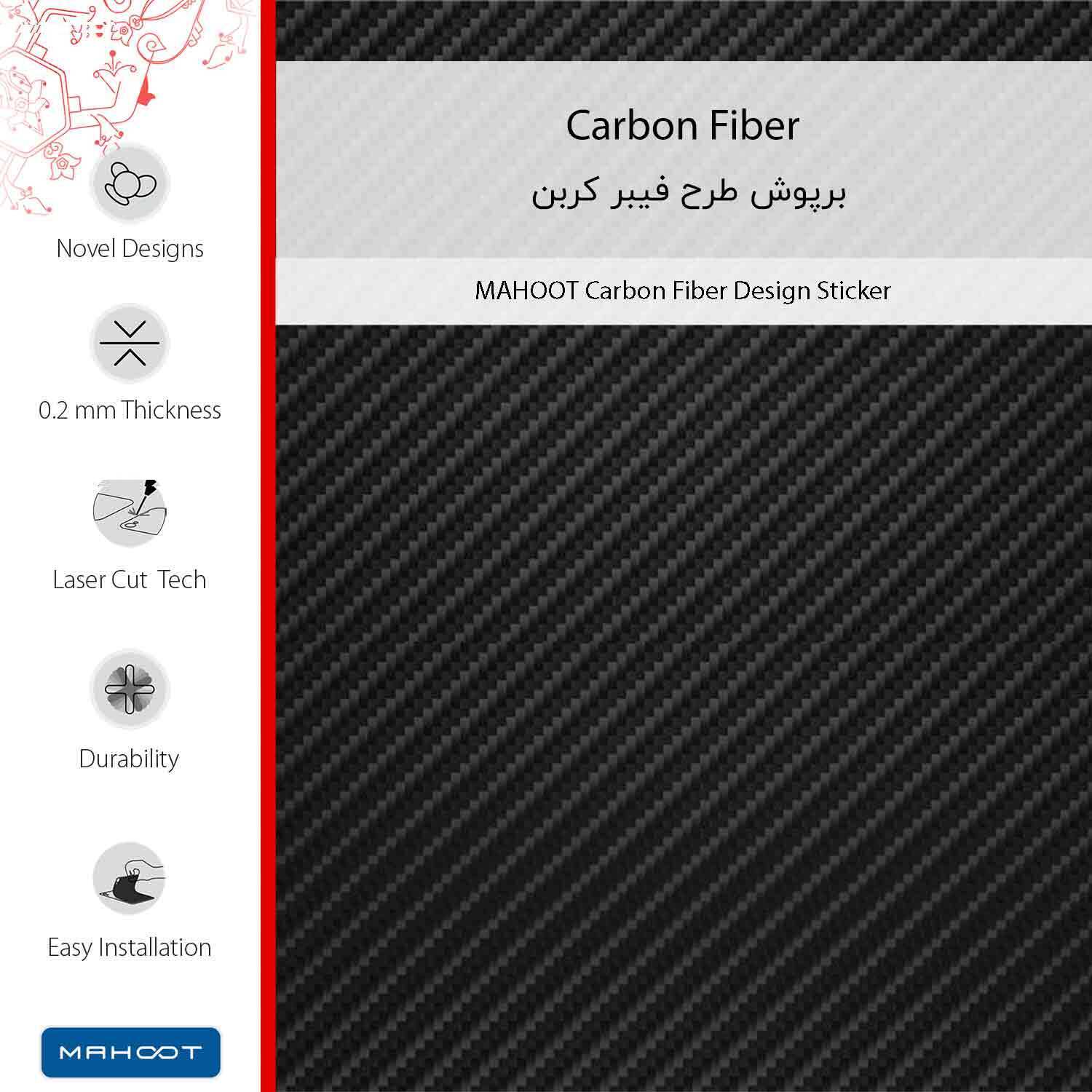 برچسب پوششی ماهوت مدل Carbon-Fiber مناسب برای گوشی موبایل سامسونگ Galaxy A52 4G