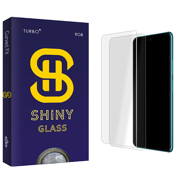 محافظ صفحه نمایش شیشه ای آتوچبو مدل Shiny Glass مناسب برای گوشی موبایل هوآوی Y9 Prime 2019 بسته دو عددی