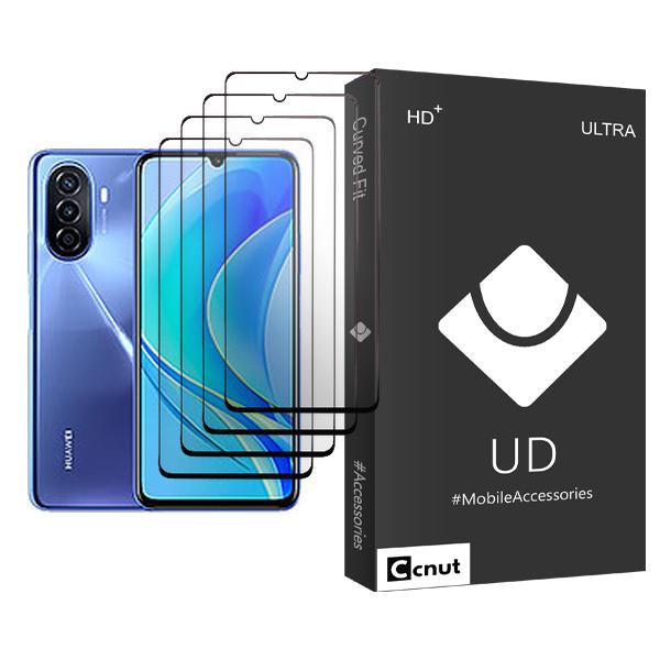 محافظ صفحه نمایش سرامیکی کوکونات مدل UDB Glass4 مناسب برای گوشی موبایل هوآوی nova Y70 Plus بسته چهار عددی