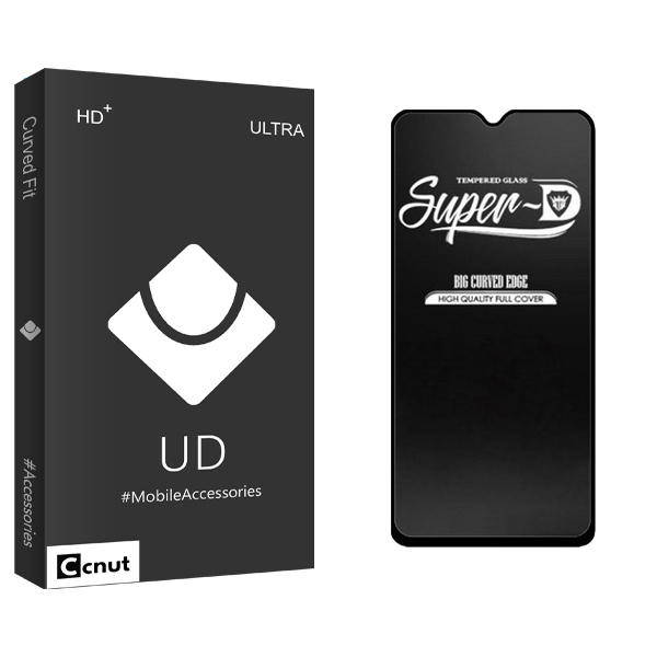 محافظ صفحه نمایش شیشه ای کوکونات مدل UDB Ultra Super-D مناسب برای گوشی موبایل سامسونگ Galaxy A22 4G