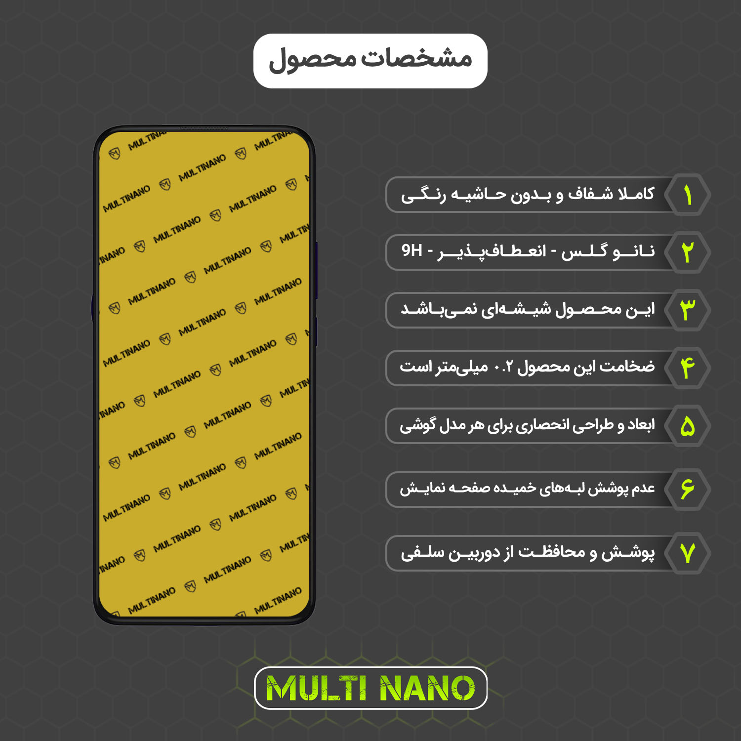 محافظ صفحه نمایش مولتی نانو مدل X-S2N مناسب برای گوشی موبایل موتورولا Moto G9 Power بسته دو عددی