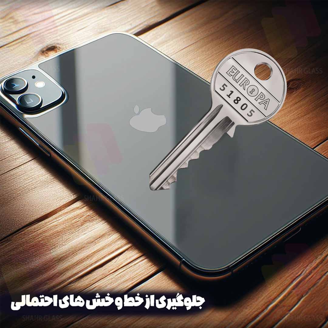 محافظ پشت گوشی نانو شهر گلس مدل NANOBSH مناسب برای گوشی موبایل اپل iPhone 13