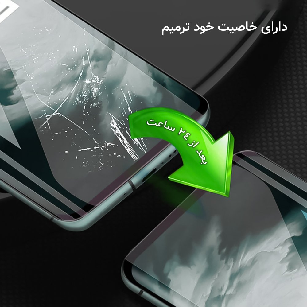 محافظ صفحه نمایش شفاف راک اسپیس مدل HyGEL مناسب برای گوشی موبایل سامسونگ Galaxy A55