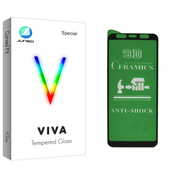 محافظ صفحه نمایش سرامیکی جانبو مدل Viva Glass مناسب برای گوشی موبایل سامسونگ Galaxy J6 Plus