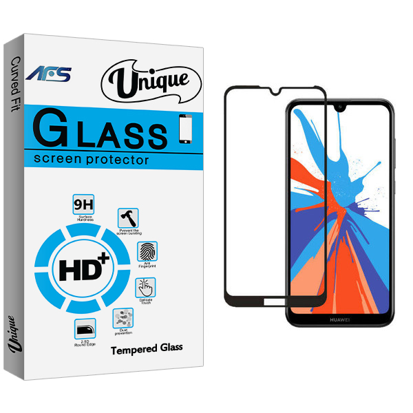 محافظ صفحه نمایش ای اف اس مدل Unique Glass مناسب برای گوشی موبایل هوآوی Y6 Prime 2019