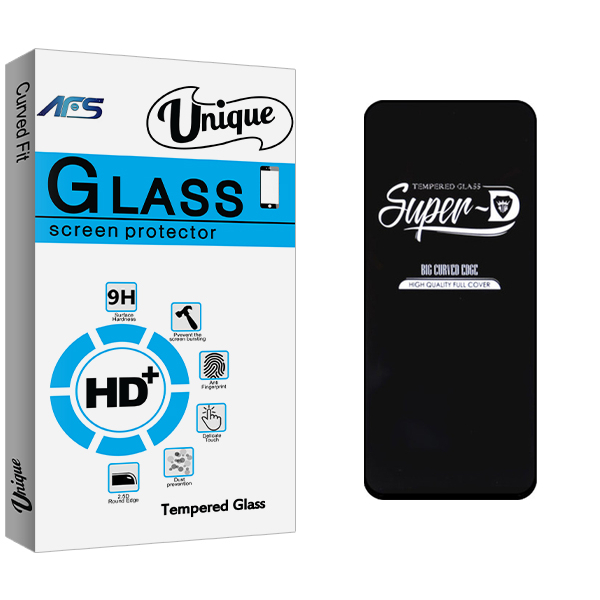 محافظ صفحه نمایش ای اف اس مدل Unique Glass Super-D مناسب برای گوشی موبایل اپل iPhone 13 pro max