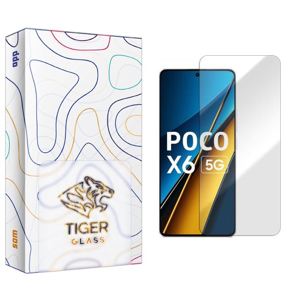 محافظ صفحه نمایش تایگر گلس مدل APL2 مناسب برای گوشی موبایل شیائومی Poco X6